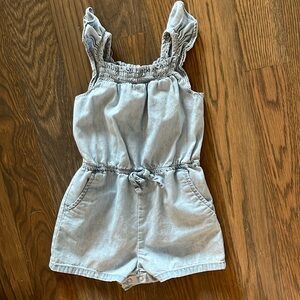 Cat & Jack 2T Sleeveless Denim Romper